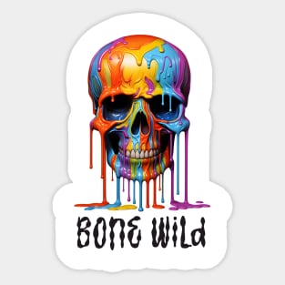 Bone Wild Shirt, Halloween Gift, Halloween, Halloween Shirt, Fall Shirt, Gift for Halloween, Halloween Tee, Funny Halloween Shirt, Skeleton Sticker